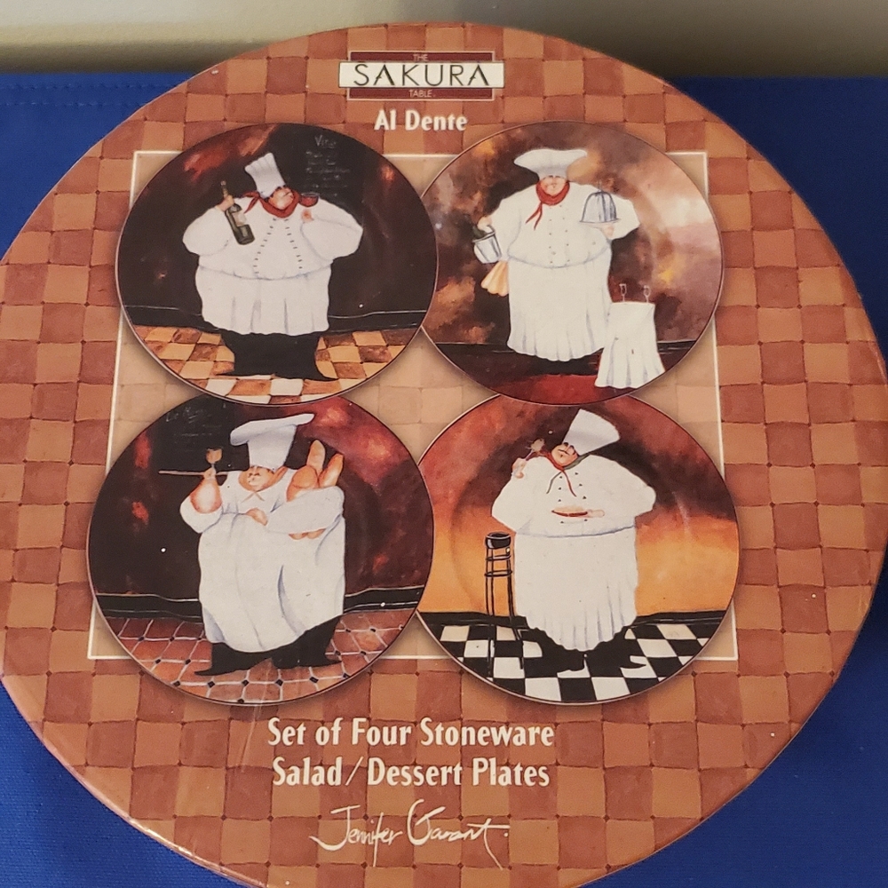 Sakura Al Dente stoneware plates set of 4